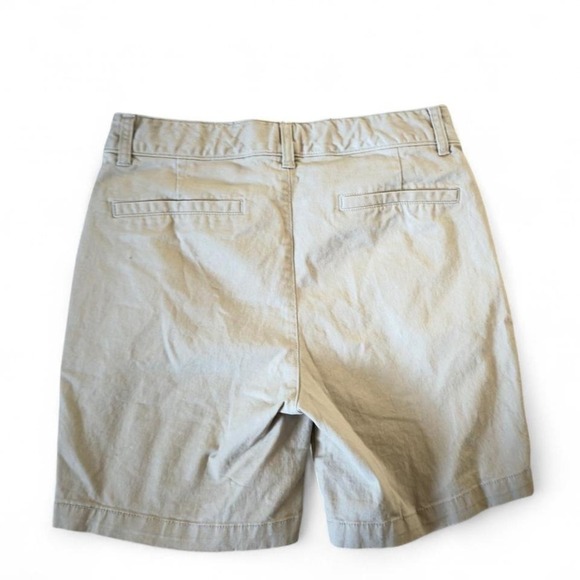 Old Navy - Women's Bermuda Shorts - Size 6 - Khaki Beige High Rise Stretch - Picture 4 of 4